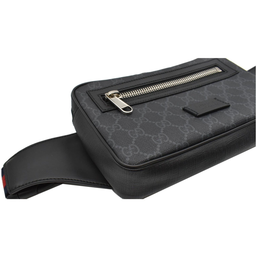 GUCCI GG Supreme Belt Bumbag Black 474293