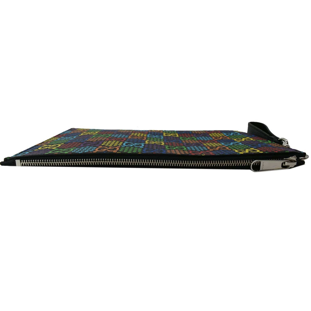 GUCCI GG Psychedelic Supreme Canvas Clutch Multicolor 601087 - 10% Off