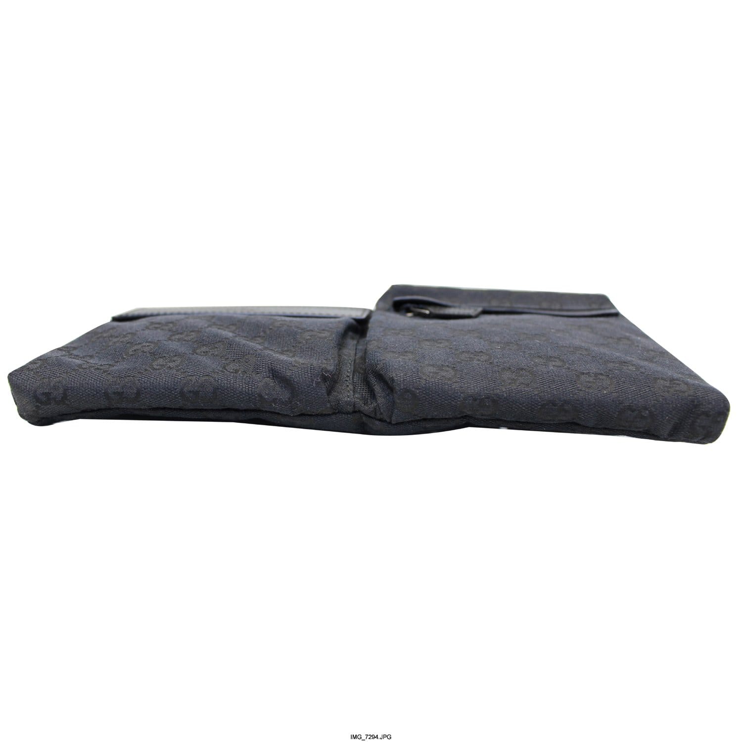 GUCCI Monogram Waist Bum Bag Black 28566