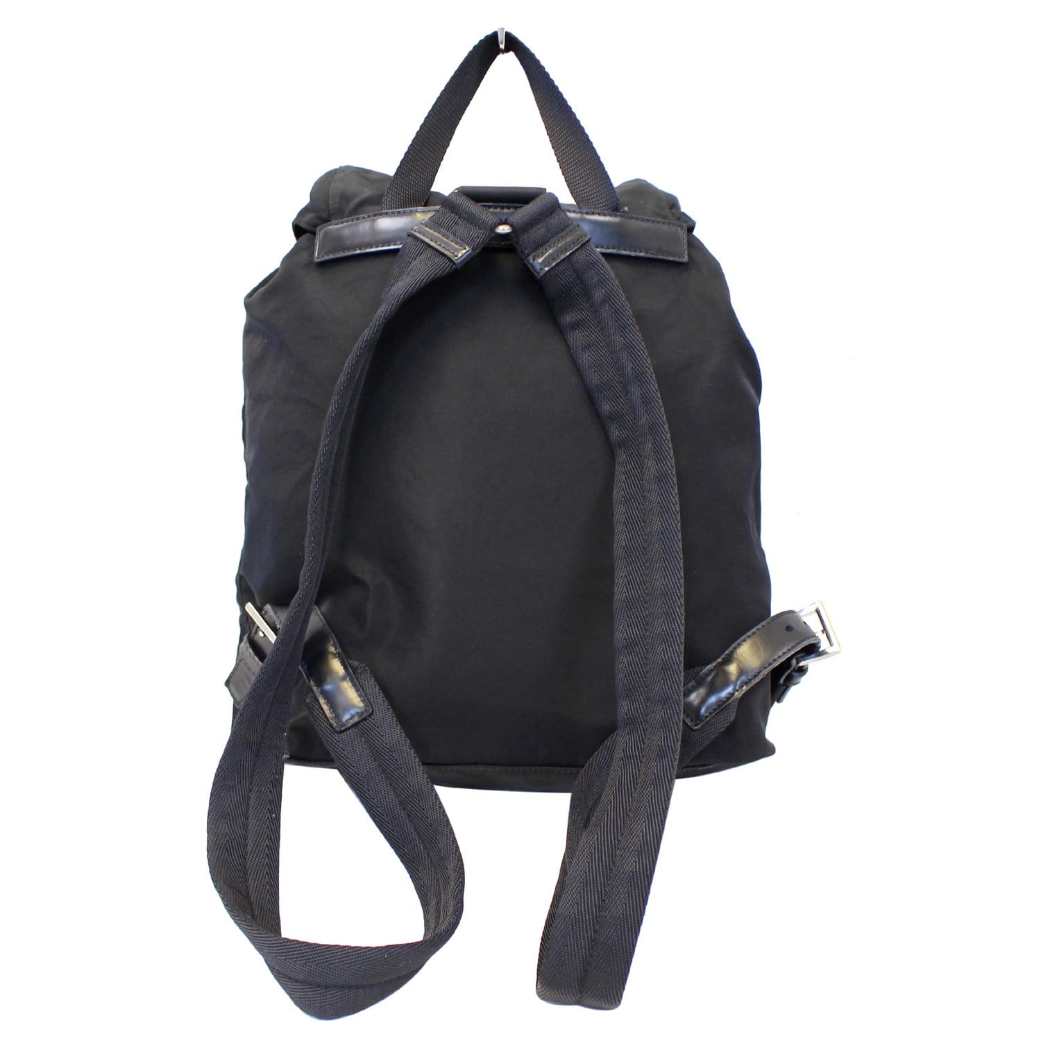 PRADA Nylon Backpack Bag Black