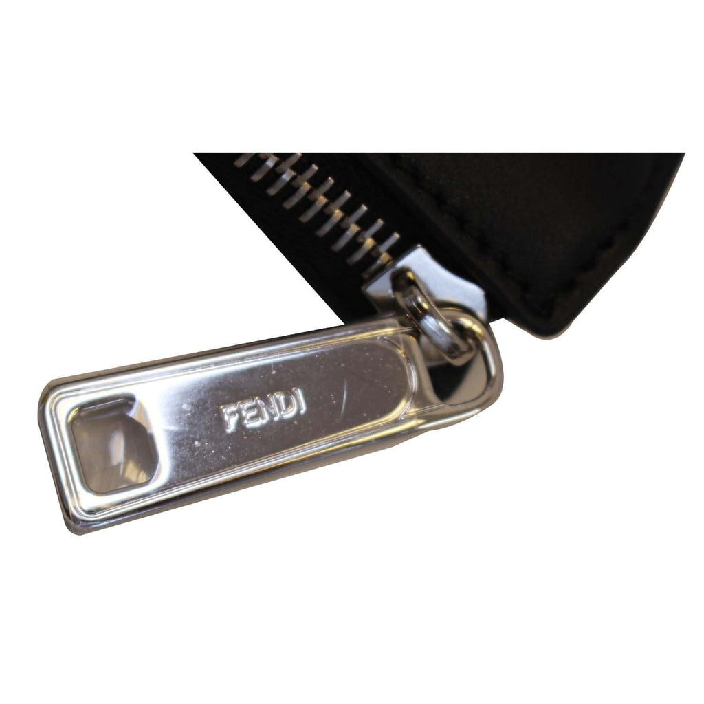 FENDI Metal Bag Bugs Slim Clutch Black - Last Call