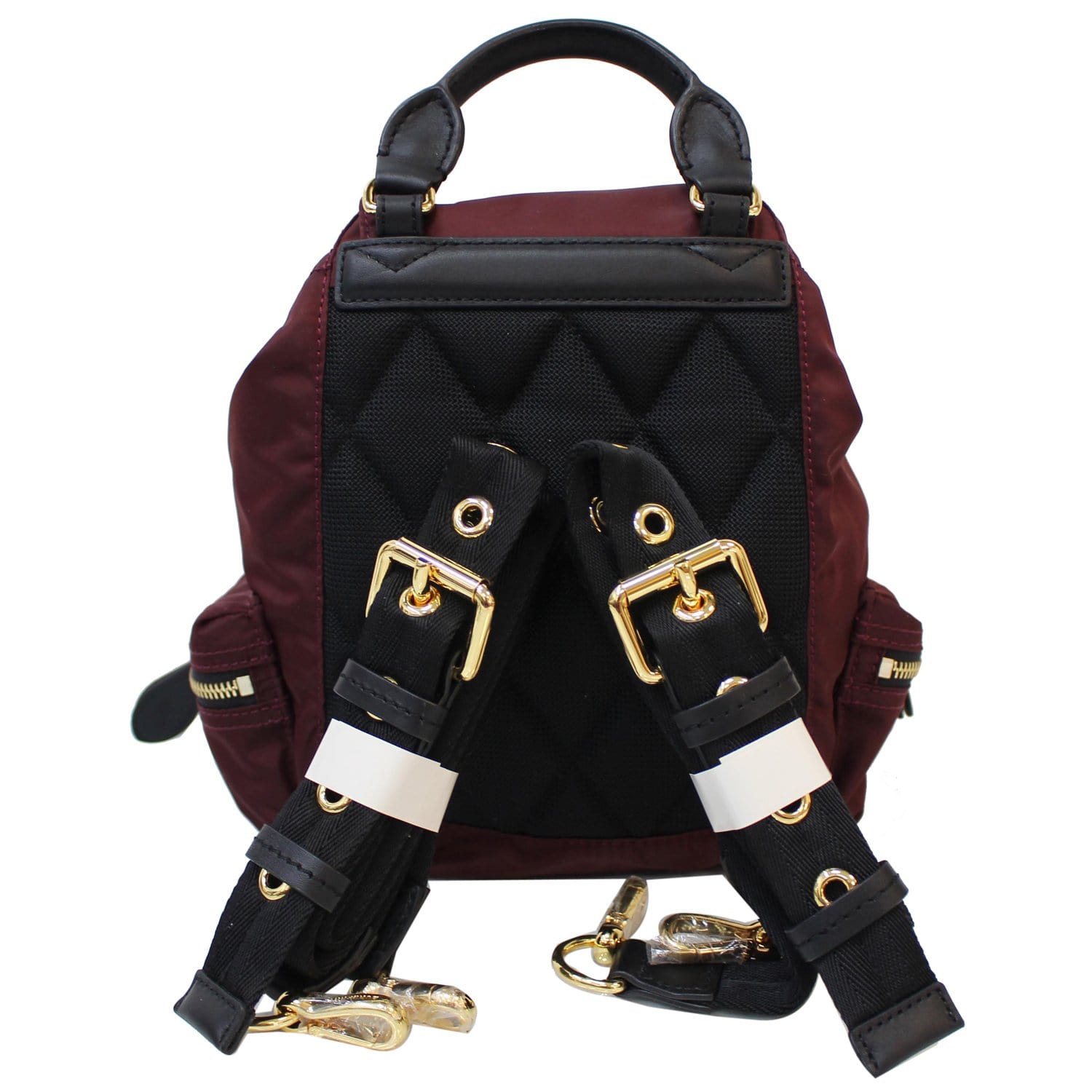 BURBERRY The Small Rucksack Nylon Backpack Red