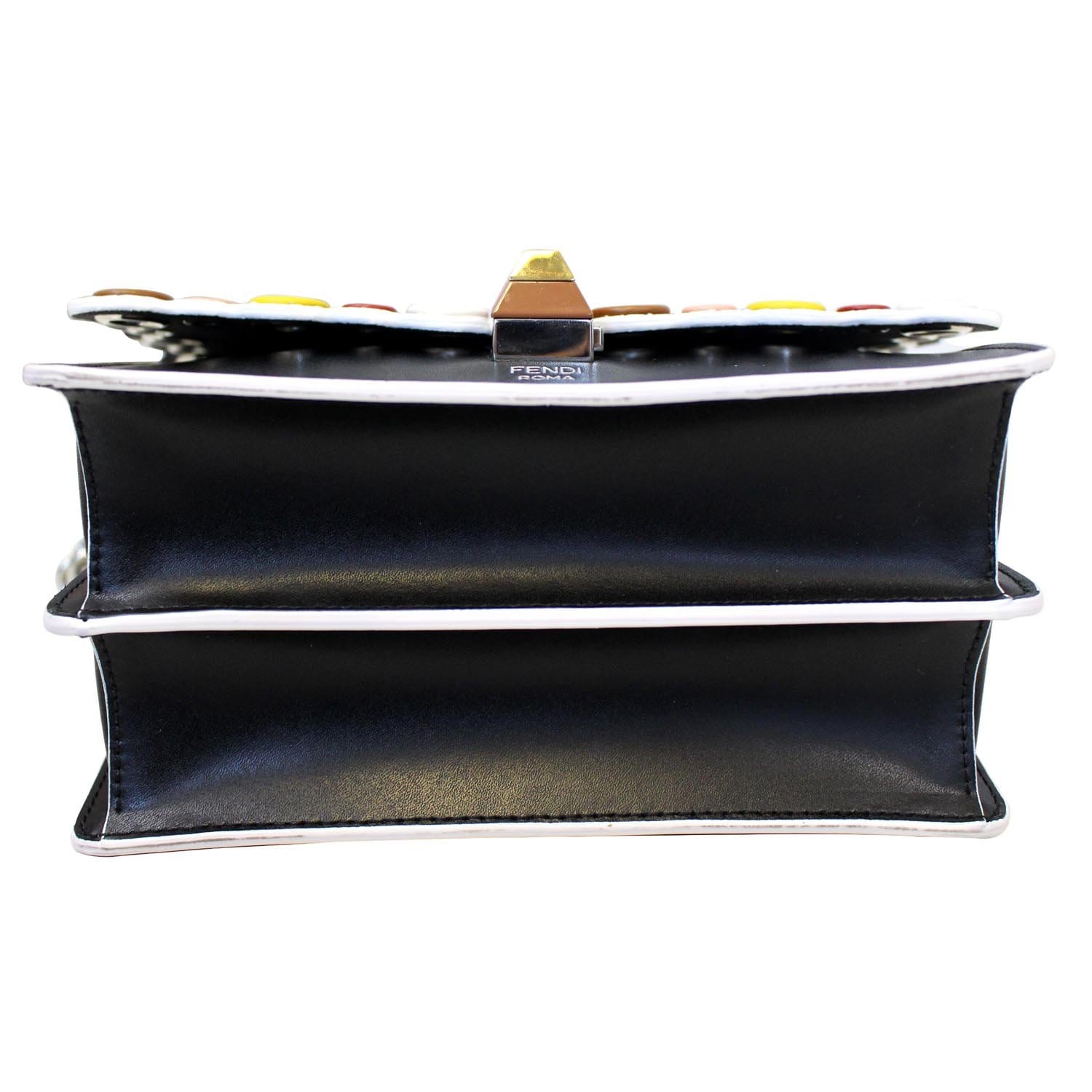 FENDI Kan I Small Python Leather Shoulder Crossbody Bag - Last Call