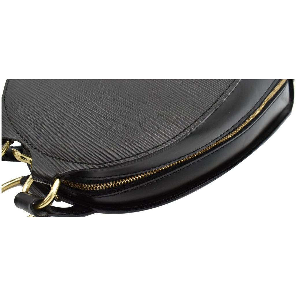 LOUIS VUITTON Mabillon Epi Leather Backpack Black