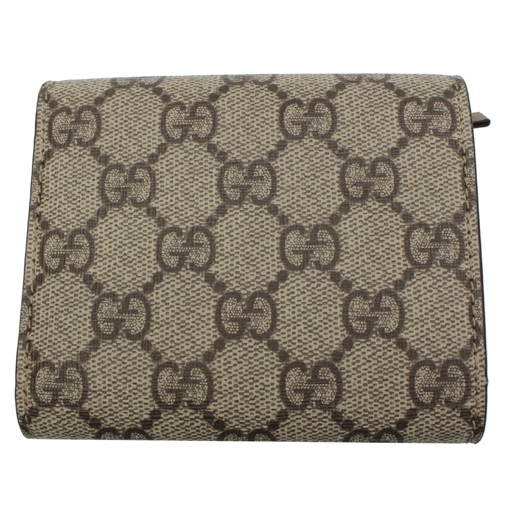 GUCCI Dionysus GG Supreme Canvas  Case Wallet Beige 627073