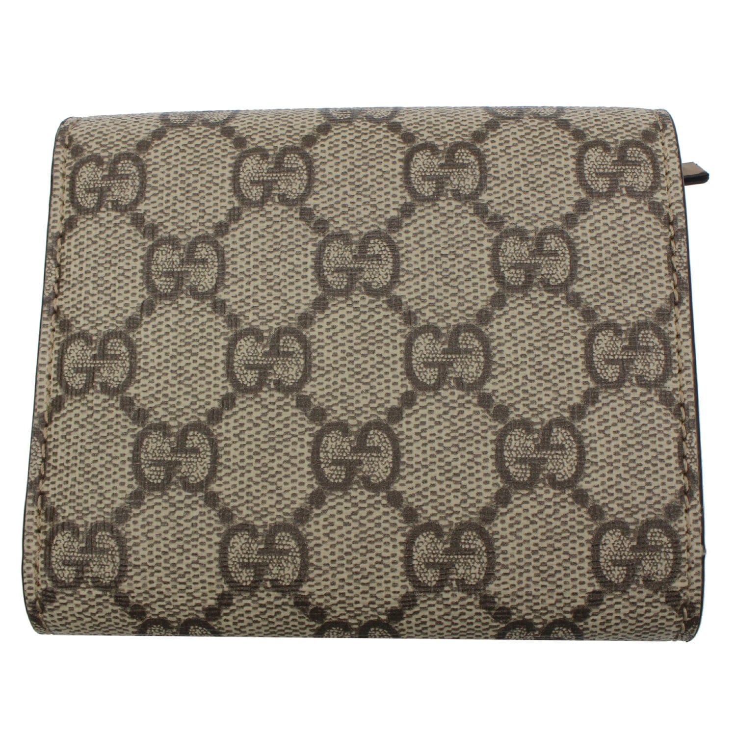 GUCCI Dionysus GG Supreme Canvas  Case Wallet Beige 627073
