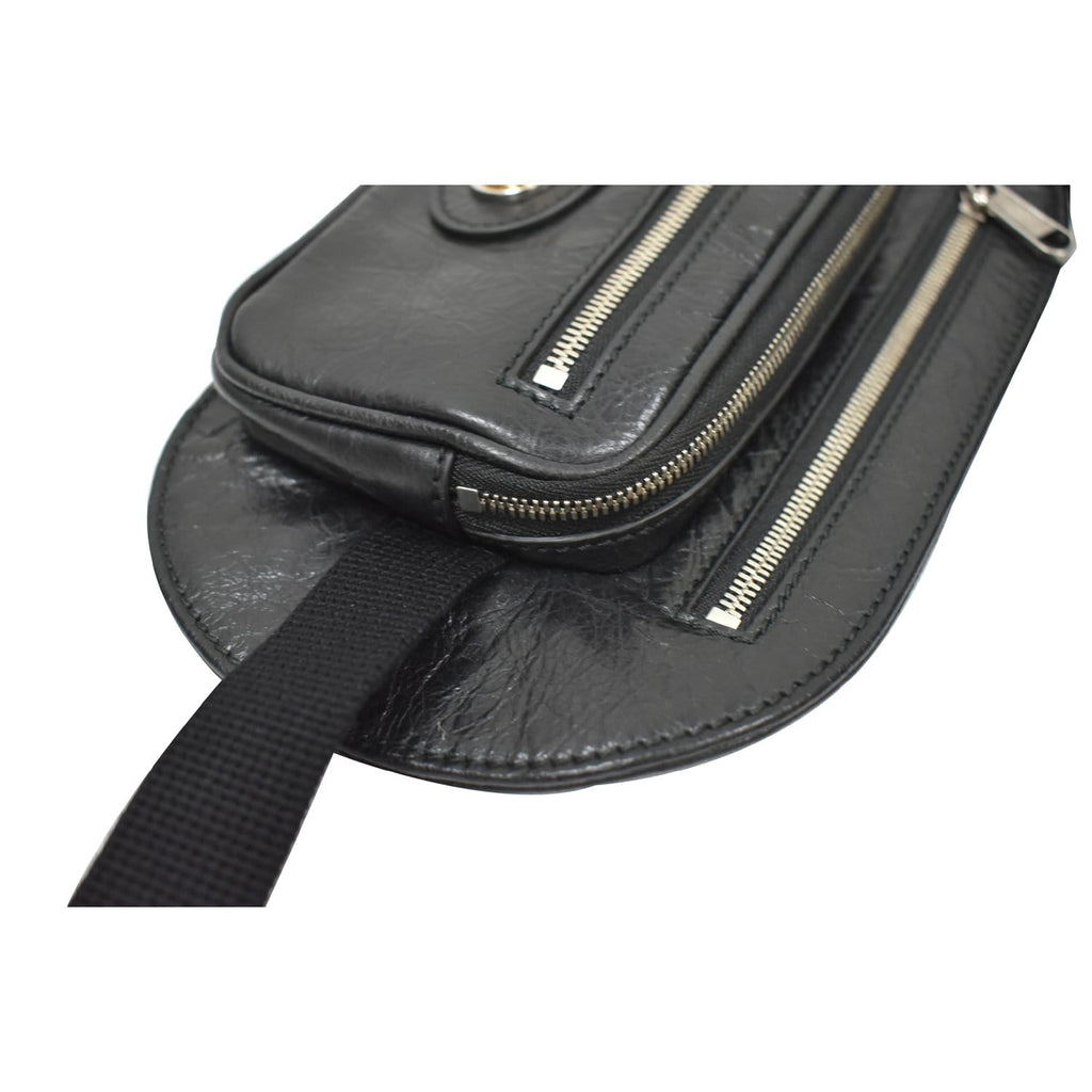 GUCCI Morpheus GG Interlocking Logo Leather Belt Bag Black 575857 - 25% OFF