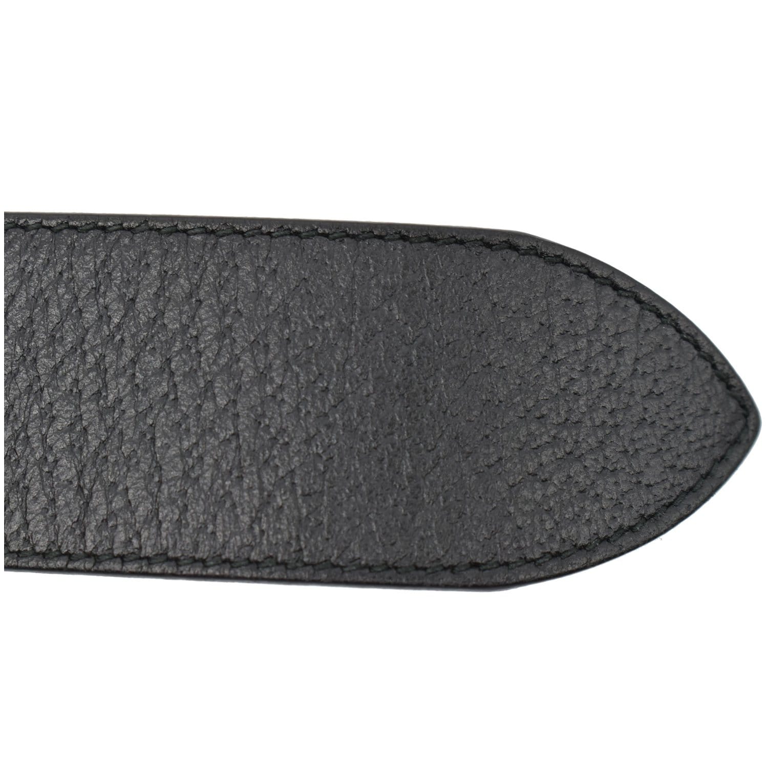 GUCCI Double G Buckle Leather Belt Black 406831 Size 90.36