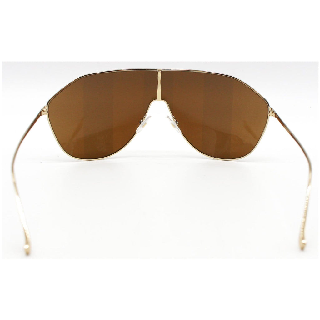FENDI FF  Gold Sunglasses Brown Lens