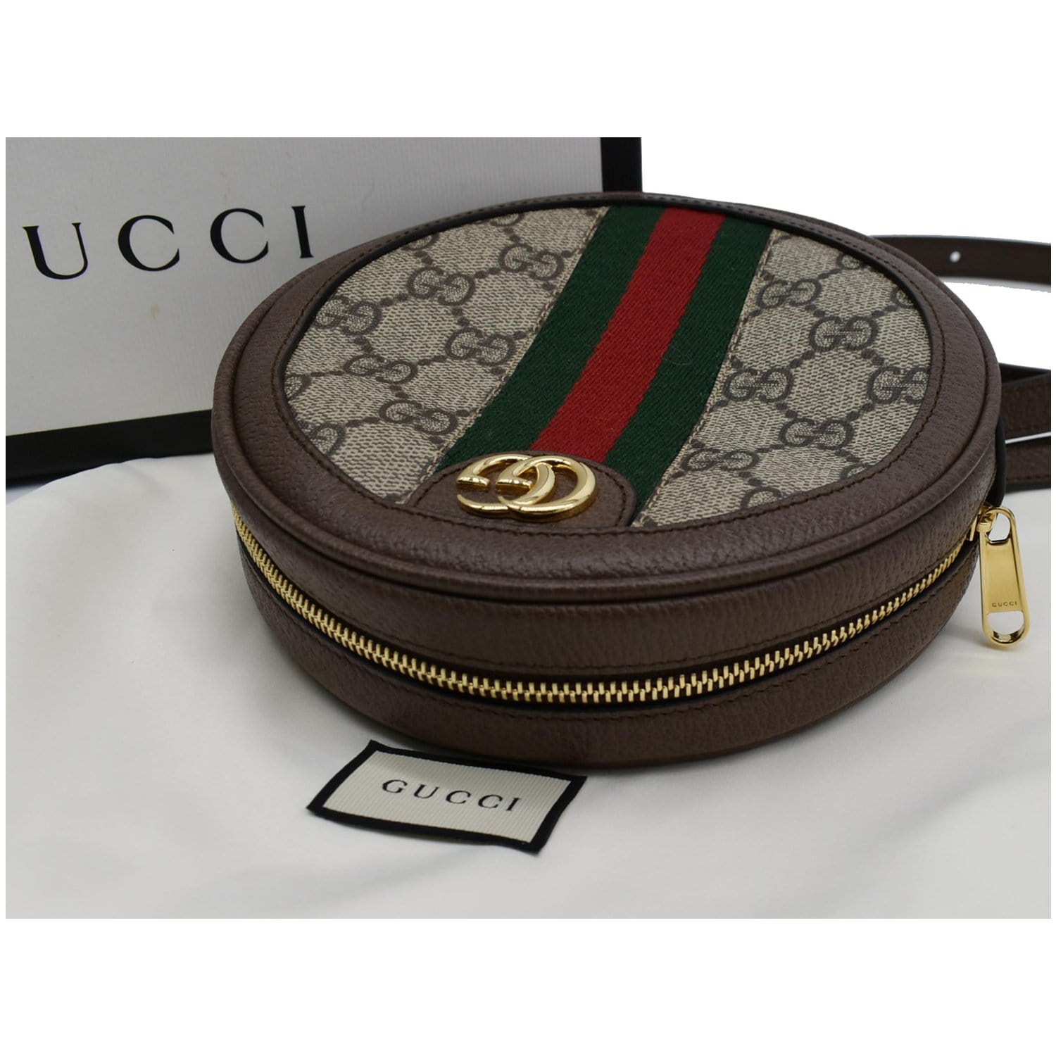GUCCI Ophidia GG Mini Supreme Backpack Bag Beige 598661 - Final Sale