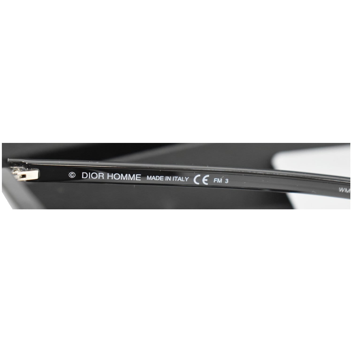 CHRISTIAN DIOR Homme BLACK273S-0807-2K Black Sunglasses Grey Lens