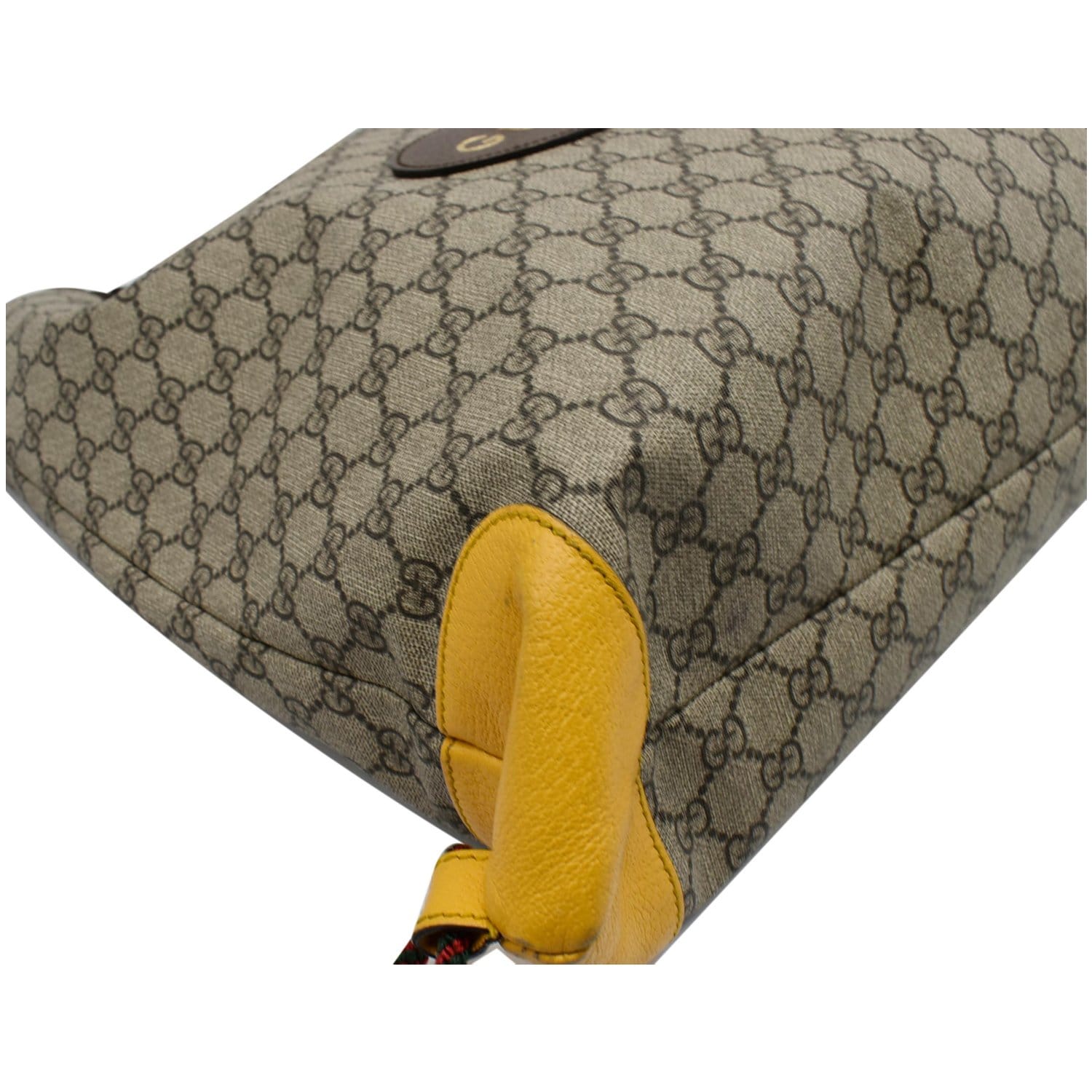 GUCCI Neo Vintage Drawstring GG Supreme Canvas Backpack Bag Beige 473872