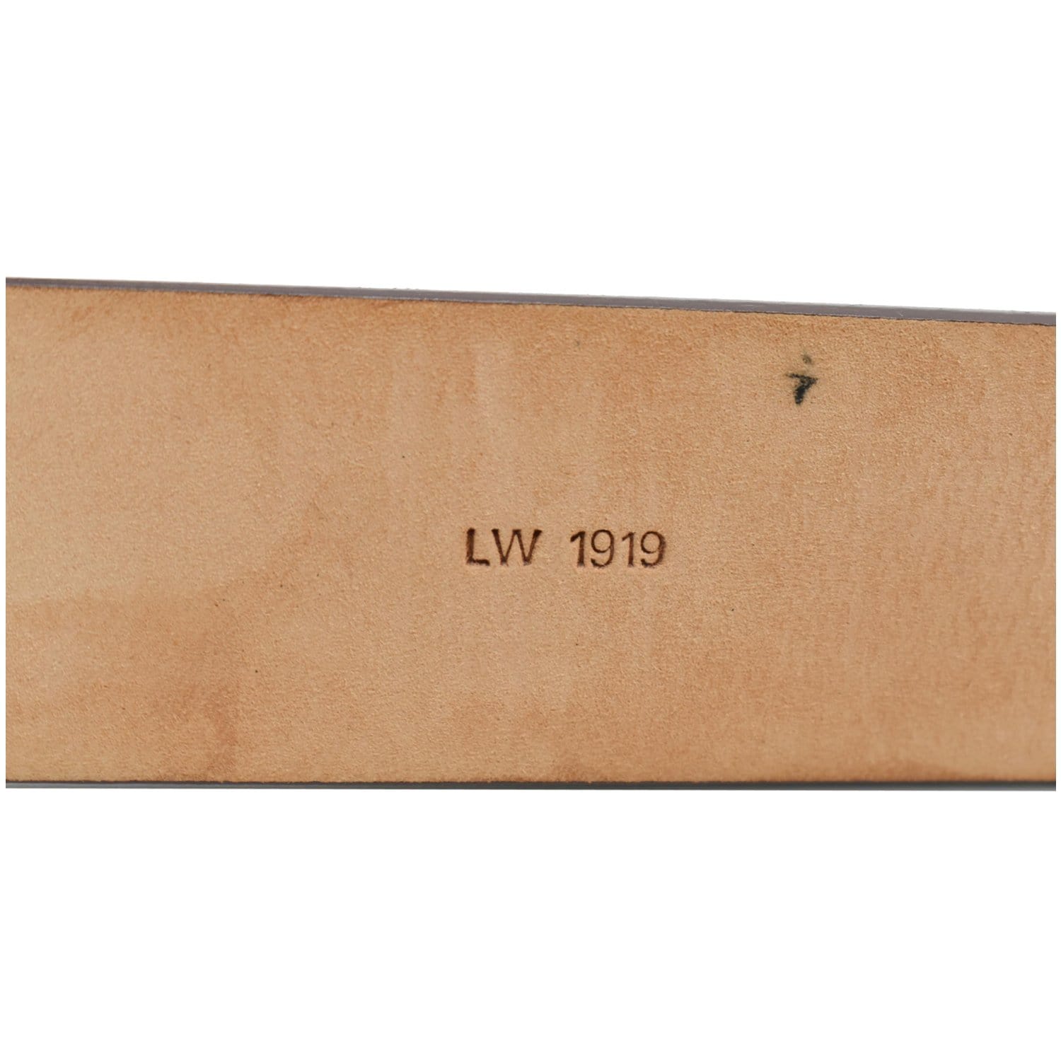 LOUIS VUITTON Ceinture Carre Damier Ebene Belt Brown