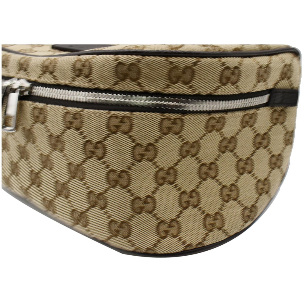 GUCCI Waist Pouch GG Canvas Belt Bag Beige 630915 - 25% OFF