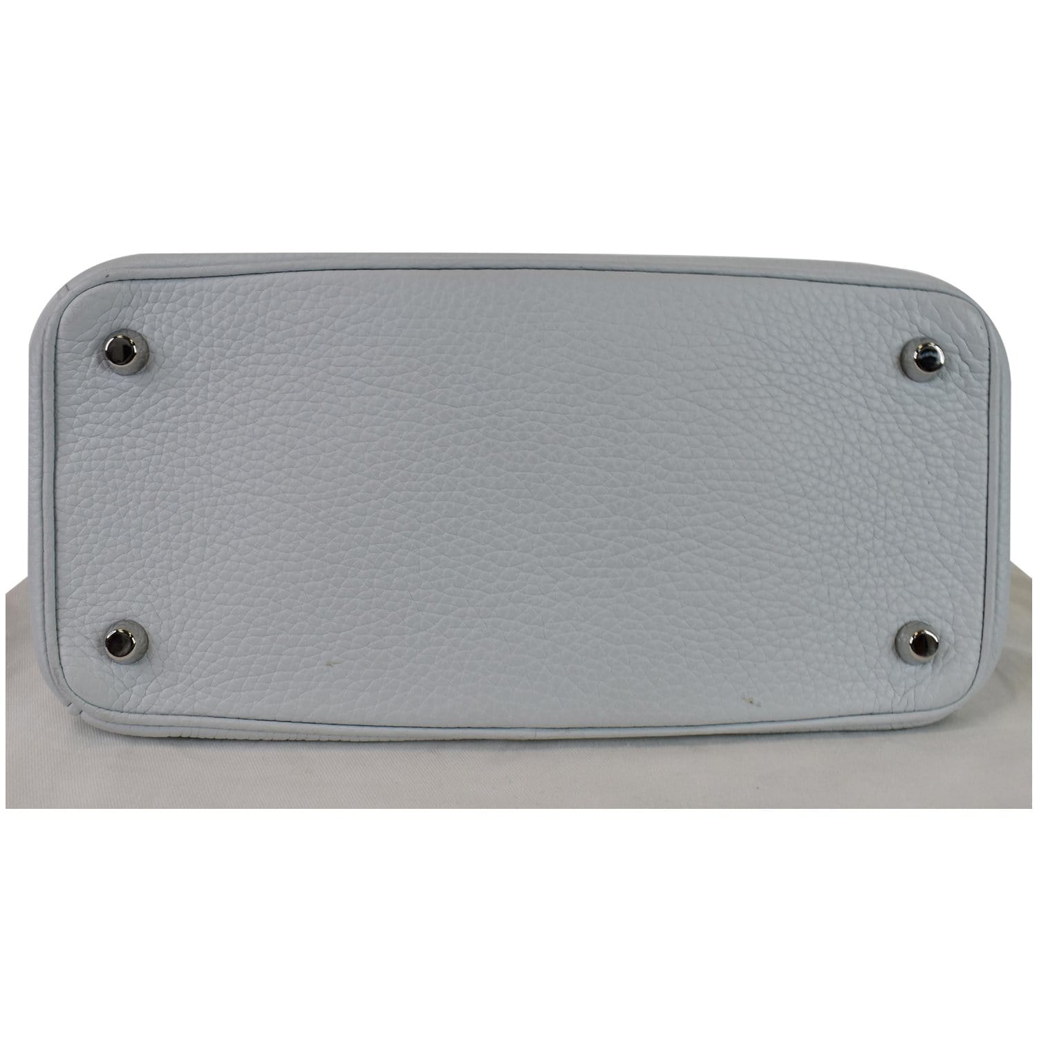 CHRISTIAN DIOR Be Dior Small Leather Flap Shoulder Bag Grey