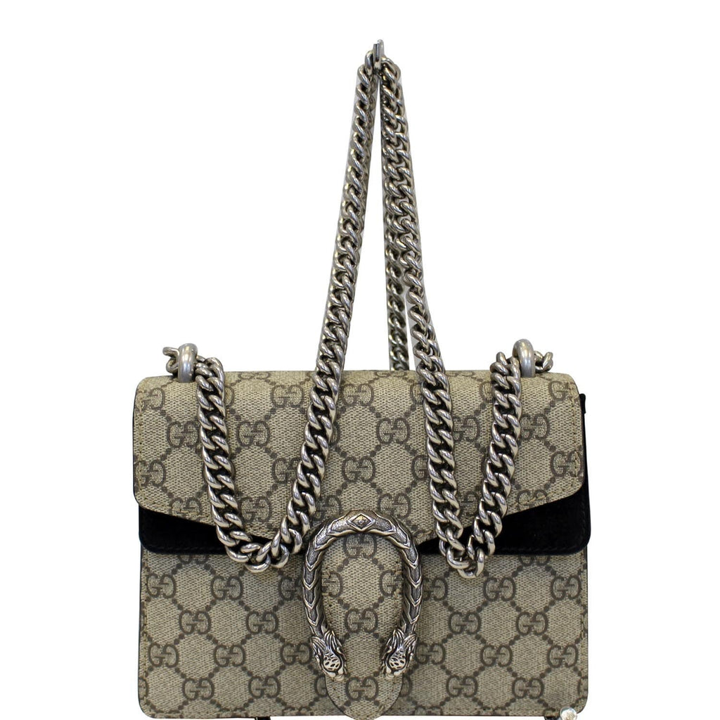 GUCCI Dionysus Mini GG Supreme Canvas Shoulder Crossbody Bag