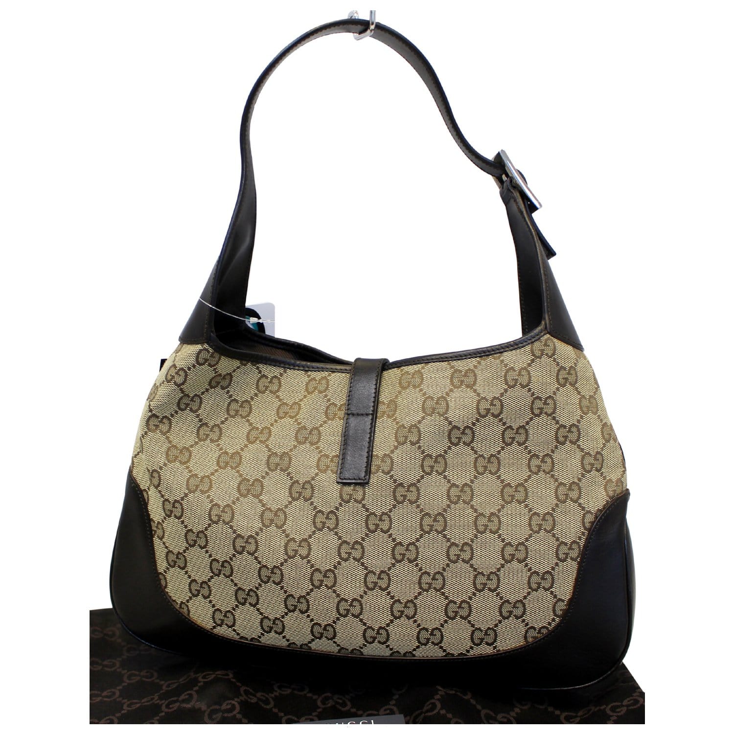 GUCCI Jackie O Web GG Canvas Hobo Bag