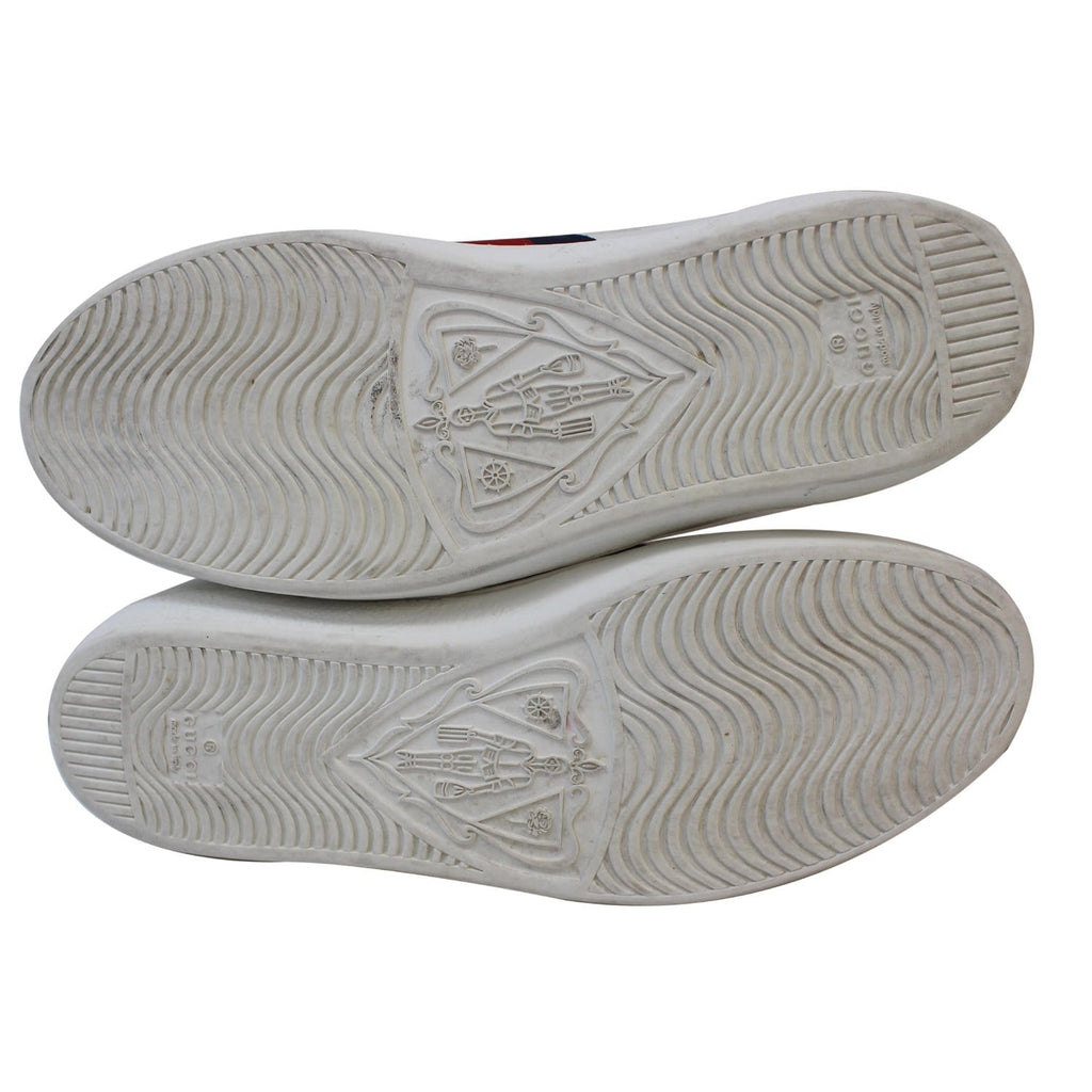 GUCCI Ace Low Top Sneakers White 386750 US 8.5