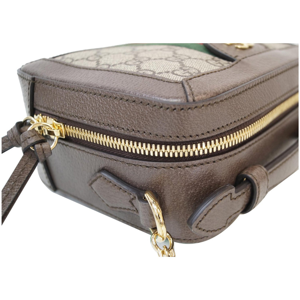 GUCCI Ophidia GG Mini Supreme Shoulder Bag Beige/Ebony 602576 - 15% OFF