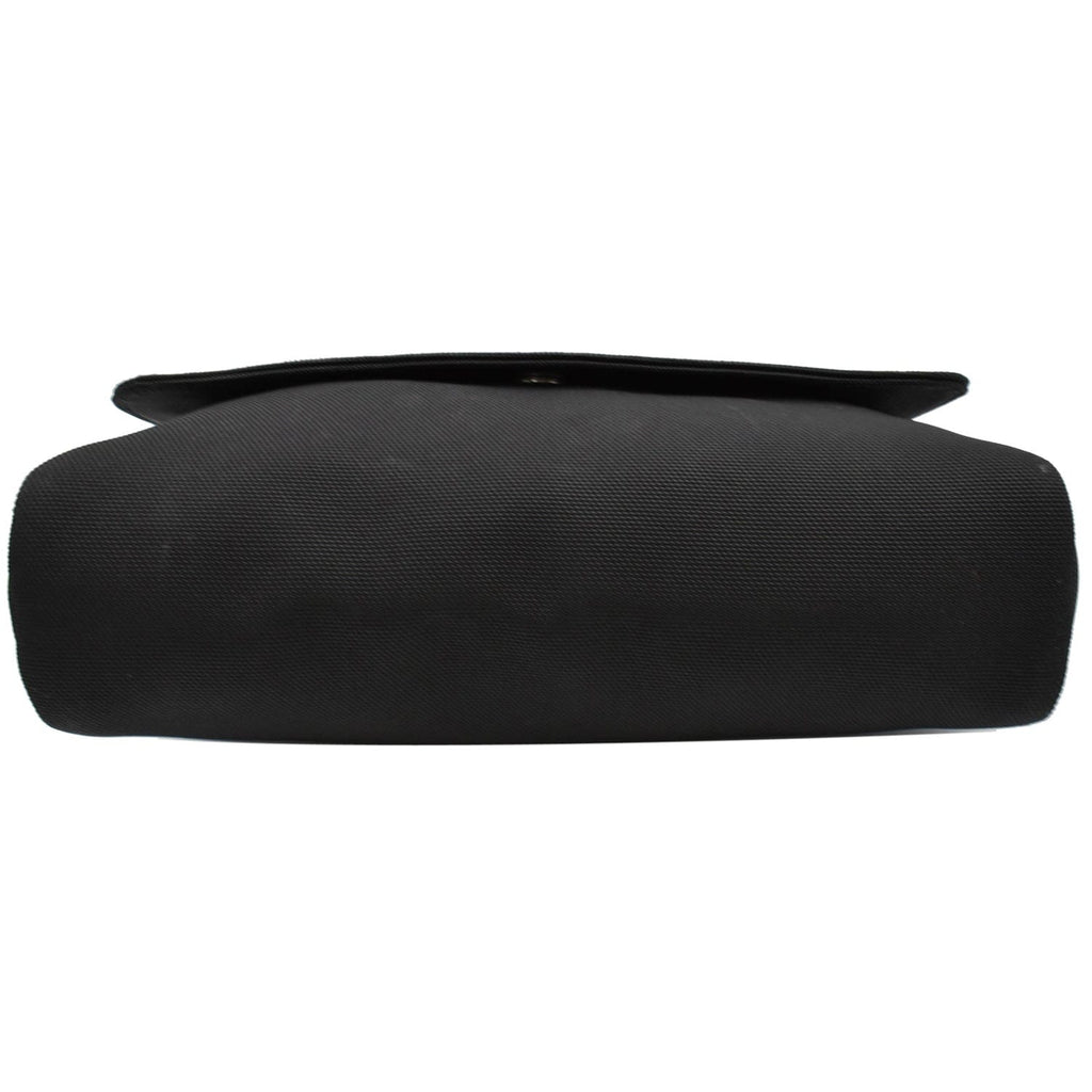 GUCCI Techno Large Web Nylon Canvas Messenger Bag Black 337074