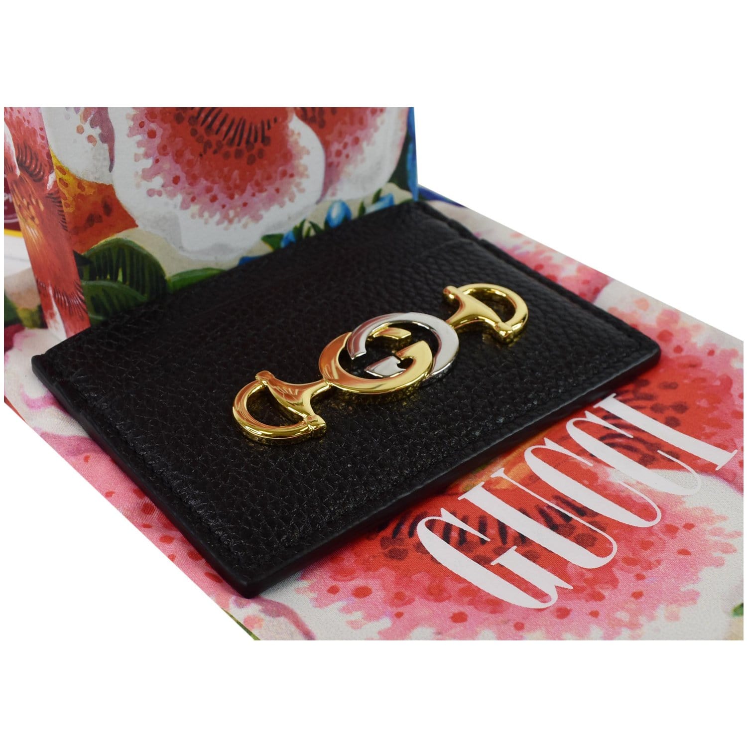 GUCCI Zumi Grainy Leather  Case Black 570679
