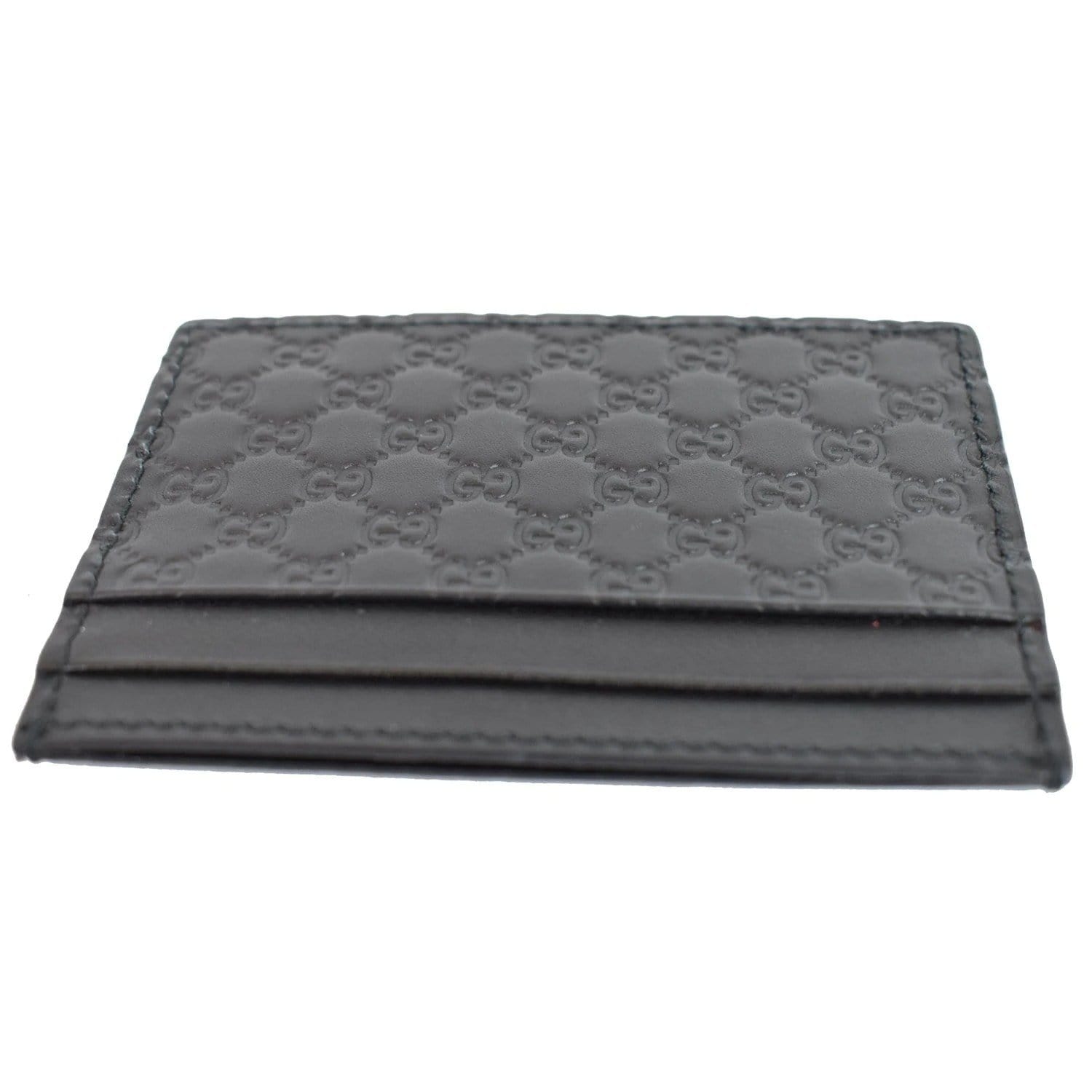 GUCCI Microguccissima  Case Black 476010