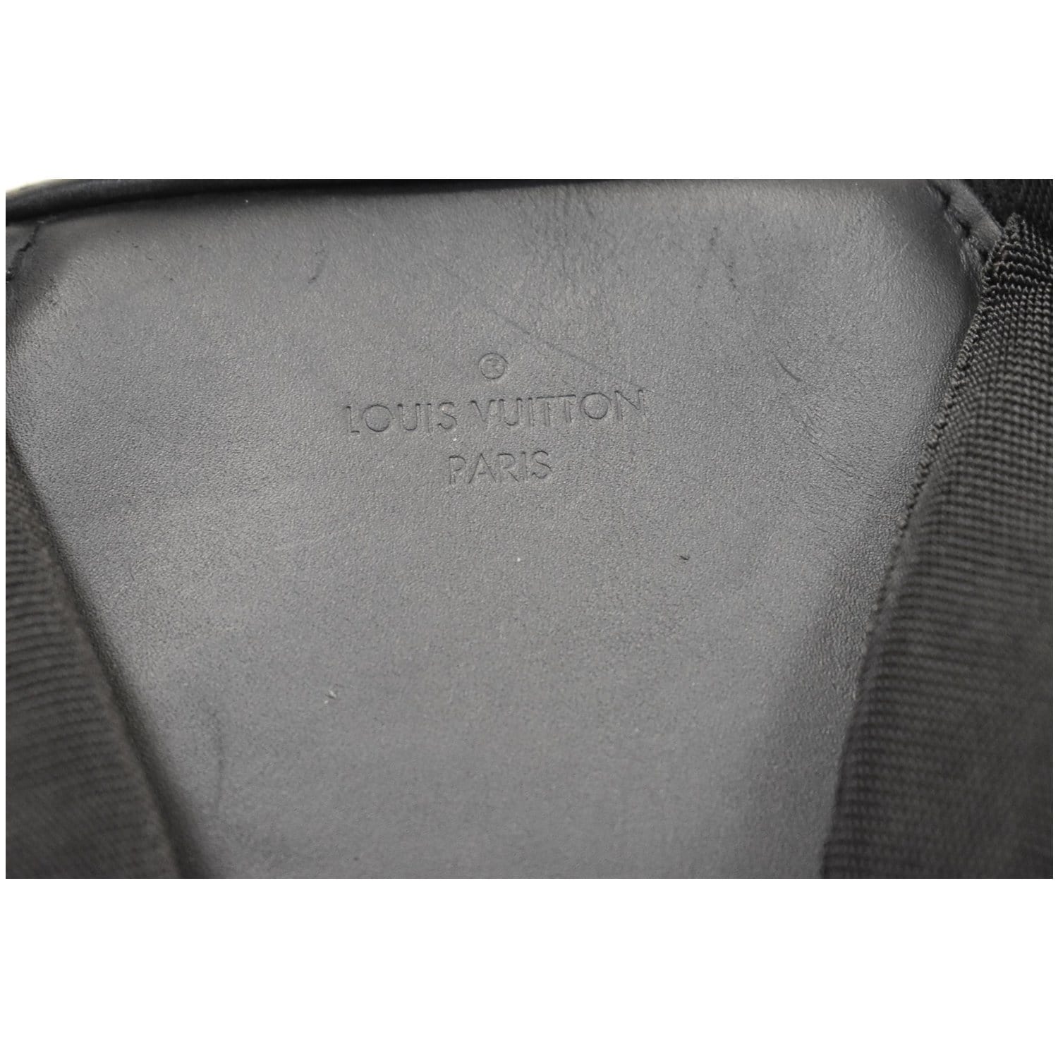 LOUIS VUITTON Michael Damier Infini Leather Backpack Bag Black