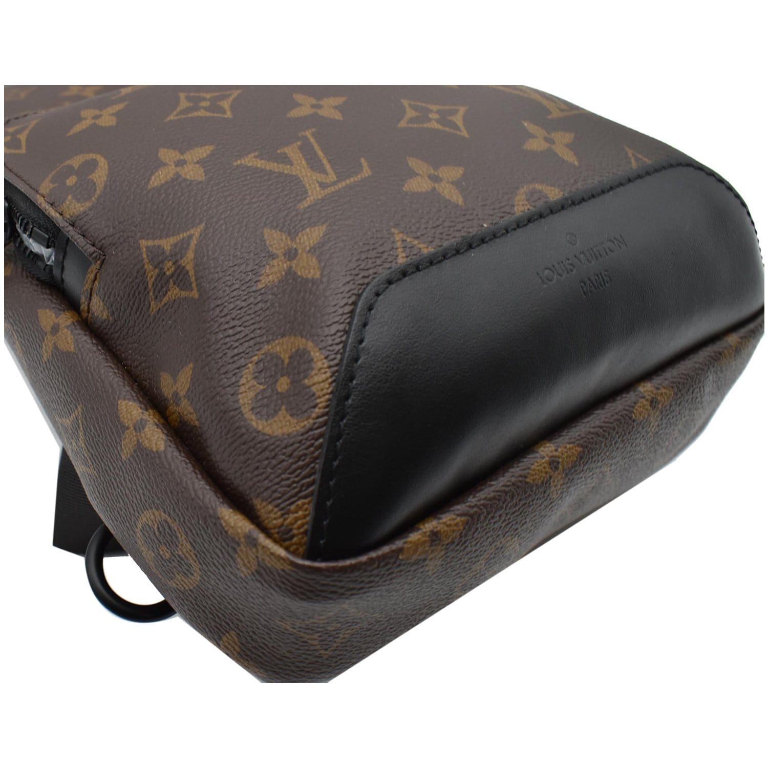 LOUIS VUITTON Avenue Sling Damier Ebene Backpack Bag Brown