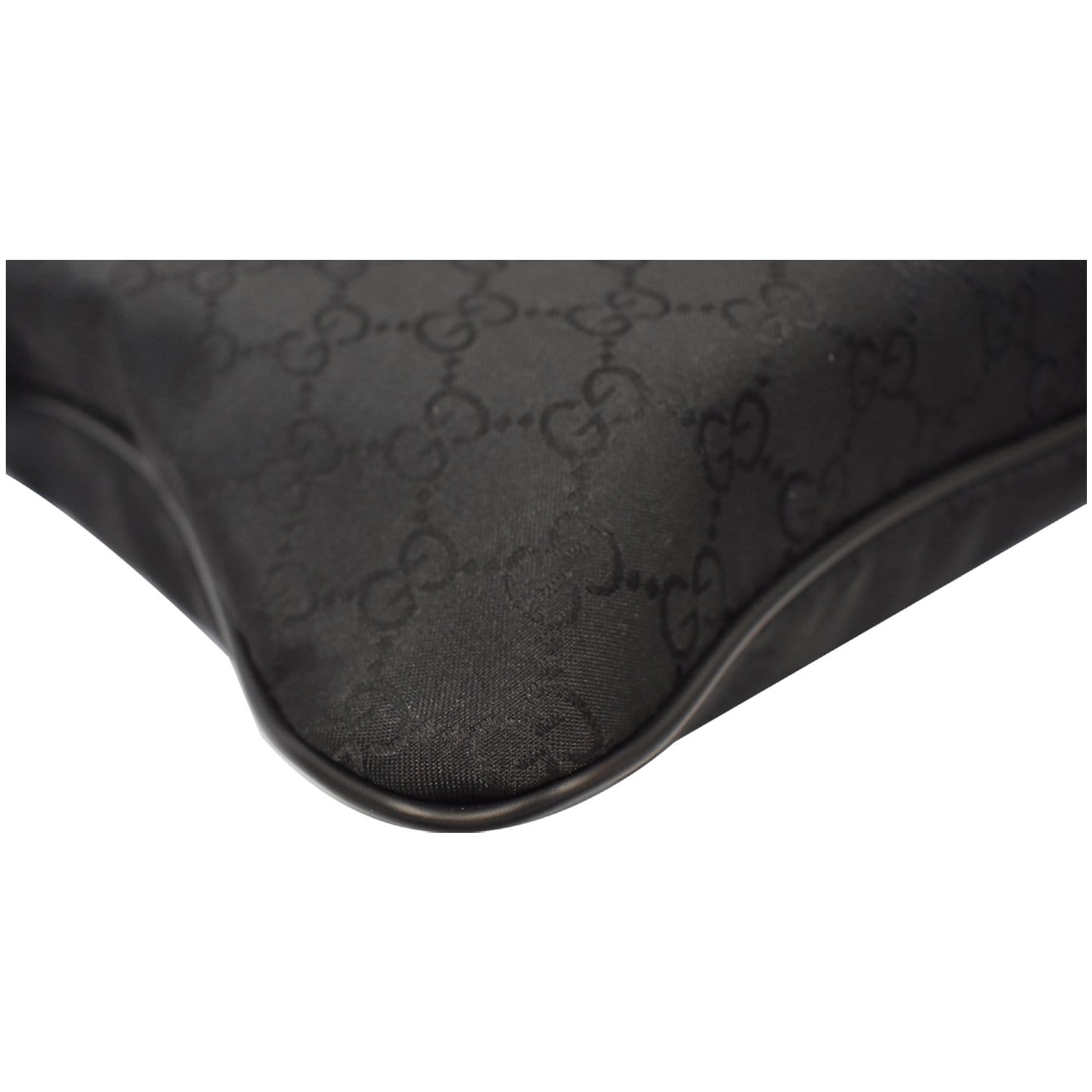 GUCCI GG Monogram Nylon Small Messenger Bag Black 449184