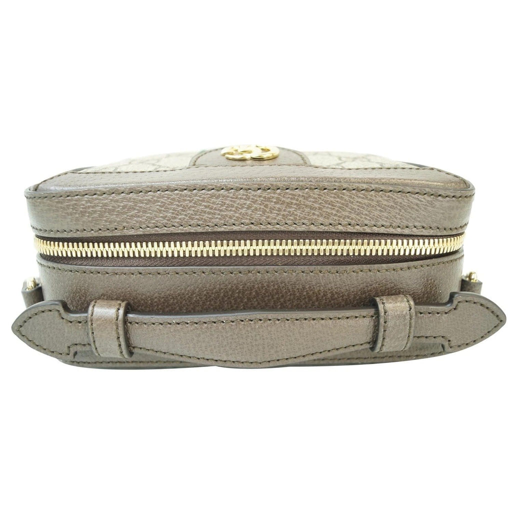 GUCCI Ophidia GG Mini Supreme Shoulder Bag Beige/Ebony 602576