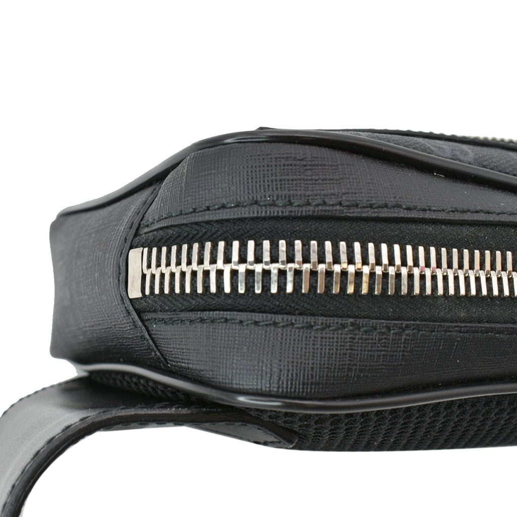 GUCCI GG Supreme Canvas Belt Bumbag Black 474293