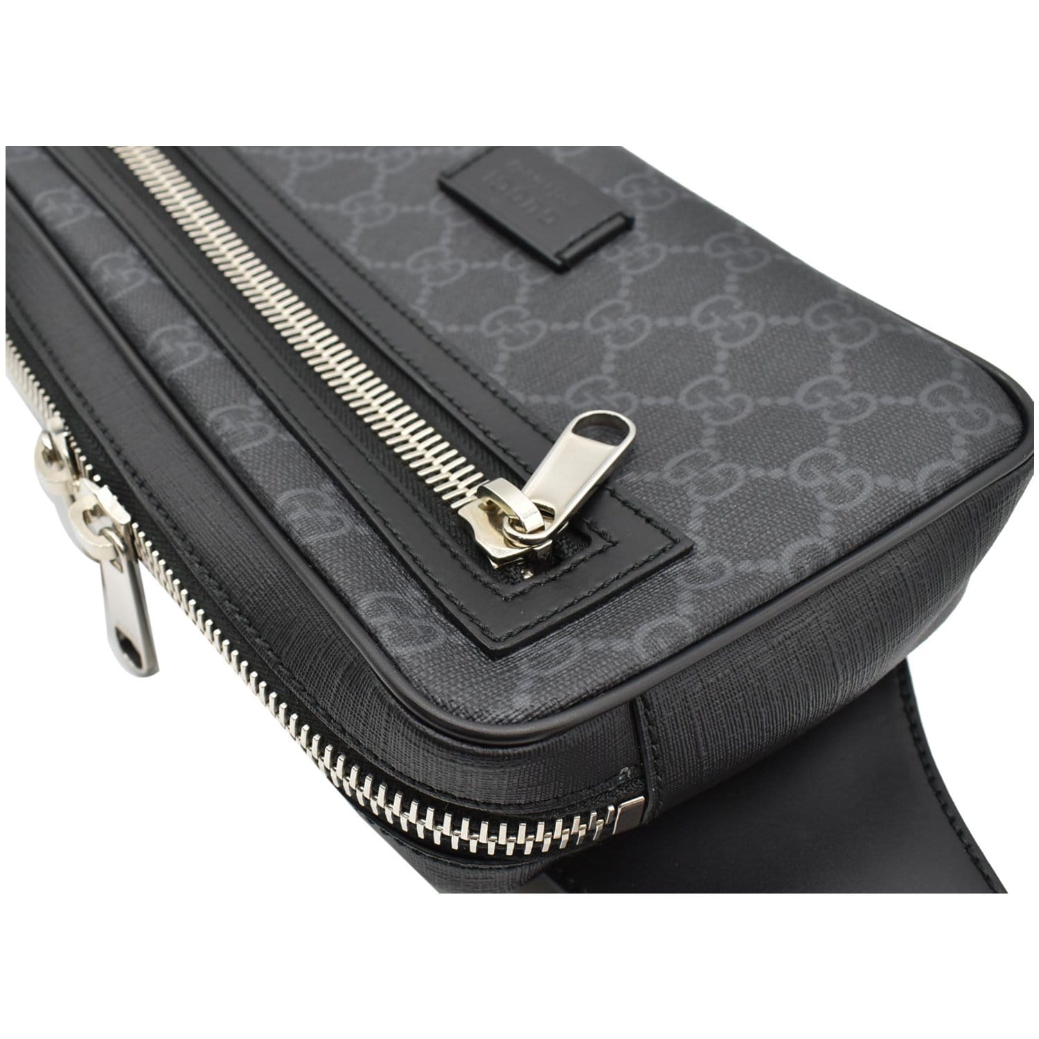 GUCCI GG Supreme Belt Bumbag Black 474293