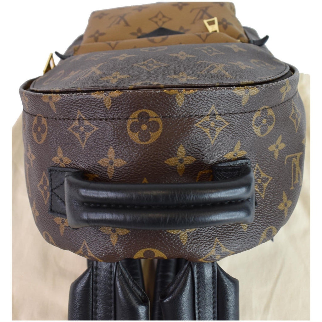 LOUIS VUITTON Palm Springs PM Monogram Reverse Canvas Backpack Brown