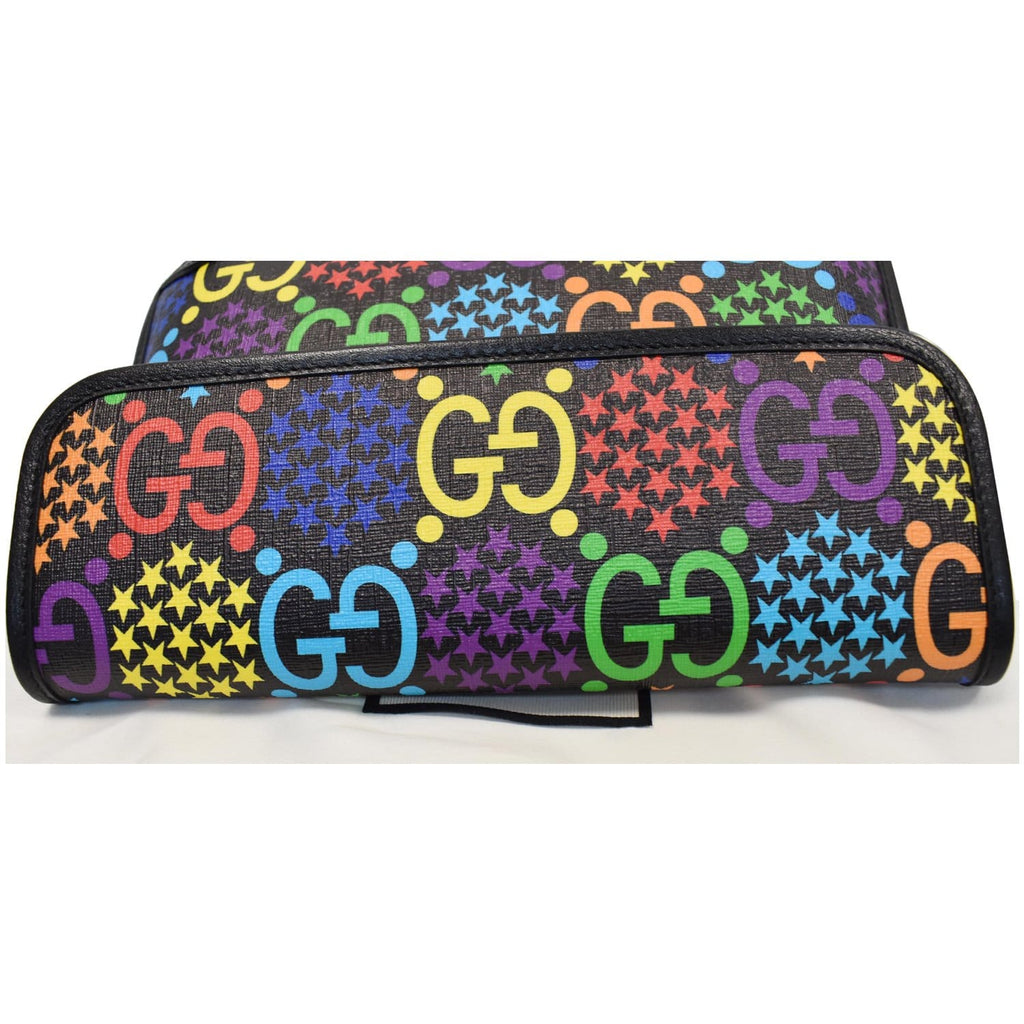 GUCCI GG Psychedelic Supreme Canvas Belt Bumbag Bag Black 598113