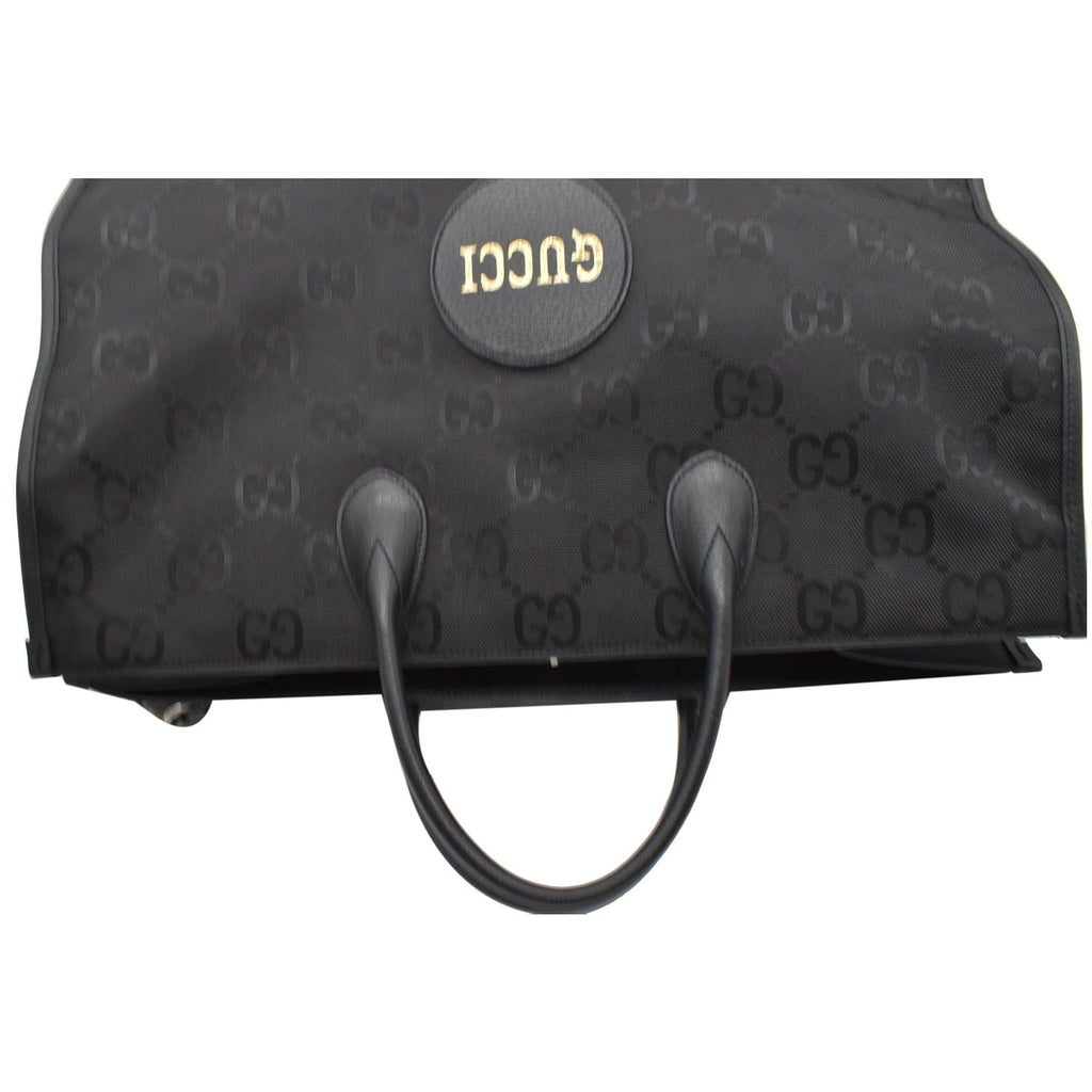 GUCCI Off The Grid GG Nylon Tote Bag Black 630353