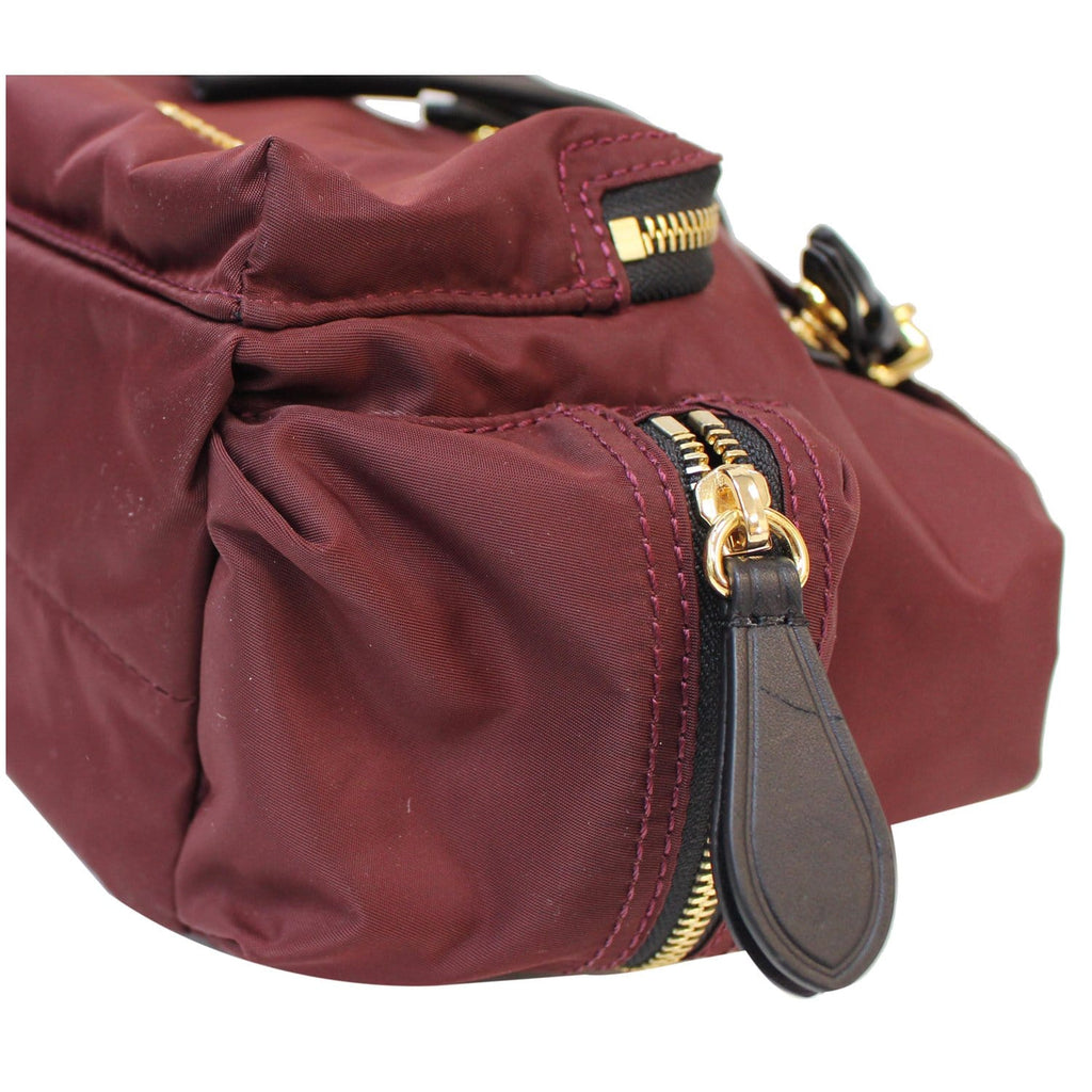 BURBERRY The Small Rucksack Nylon Backpack Red