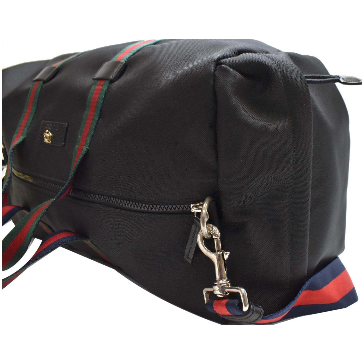 GUCCI Techno Canvas Duffle Travel Bag Black 450983