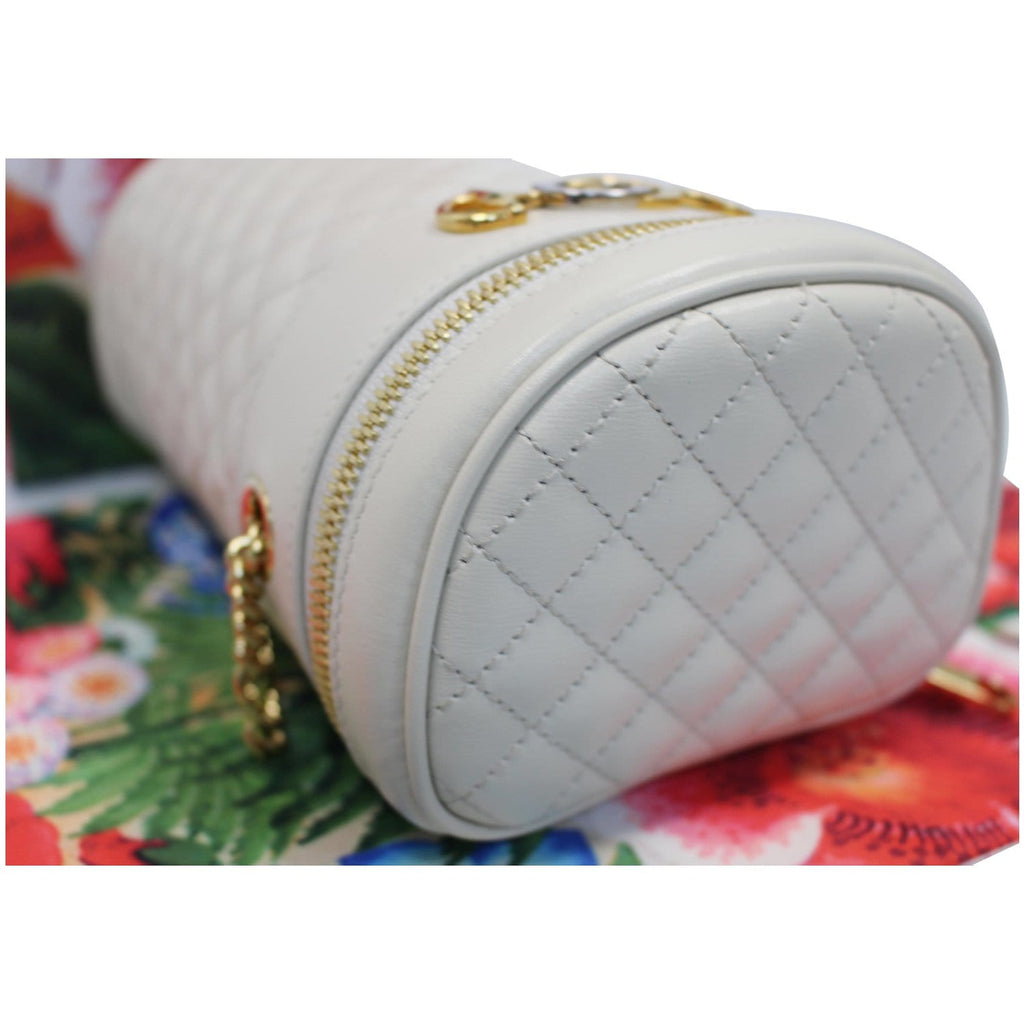GUCCI Trapuntta Calfskin Leather Belt Bag White 572298 - 20% OFF