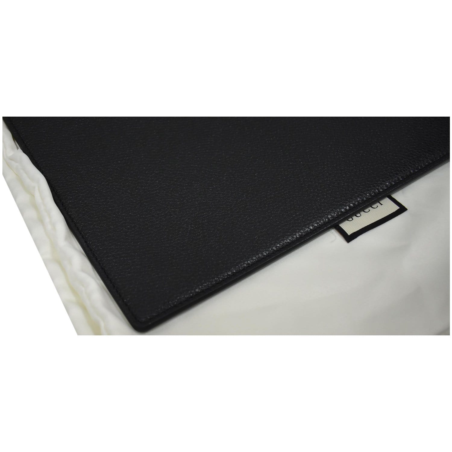 GUCCI Zumi Grainy Leather Pouch Black 570728 - 25% OFF