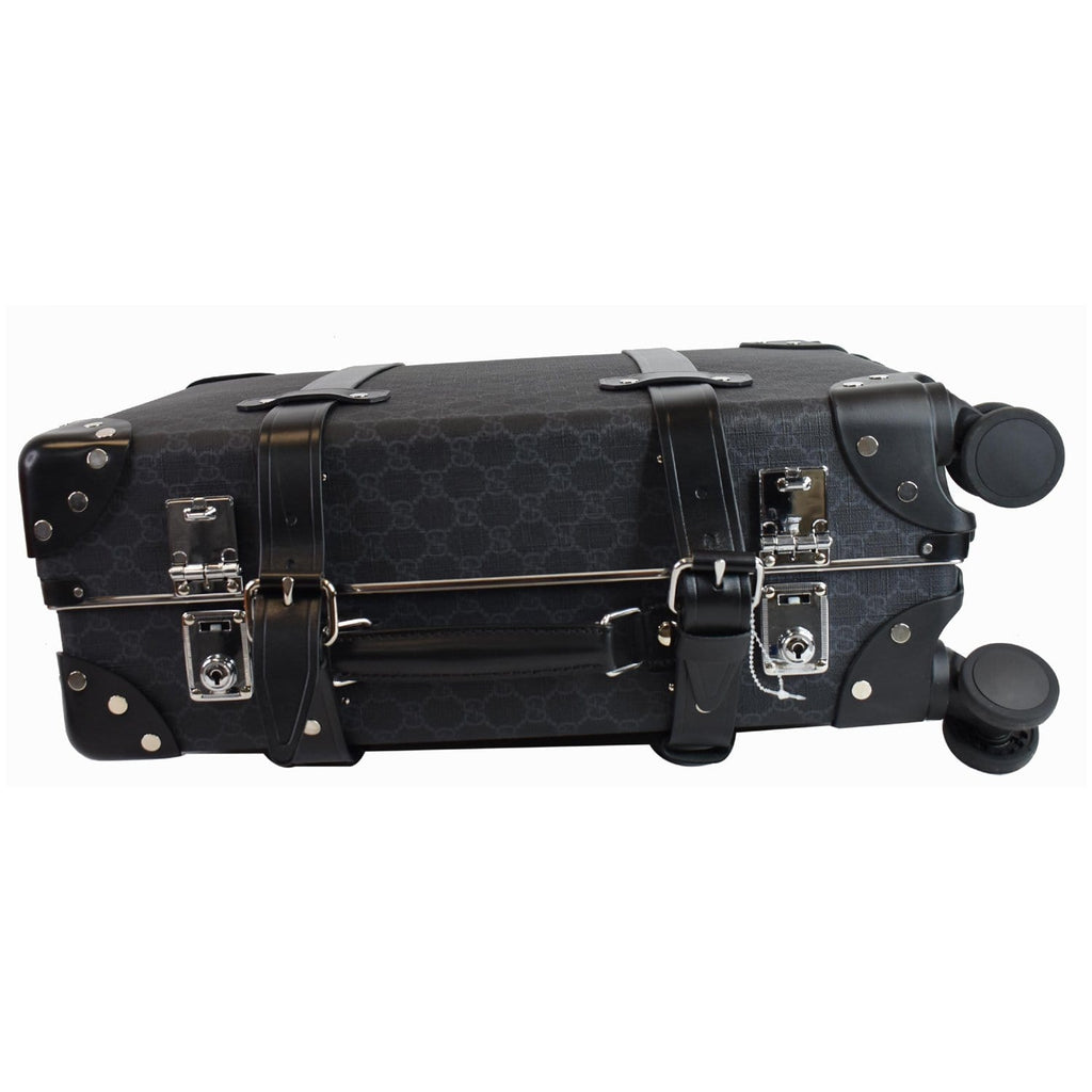 GUCCI Globe-Trotter GG Medium Rolling Suitcase Luggage Black 533620