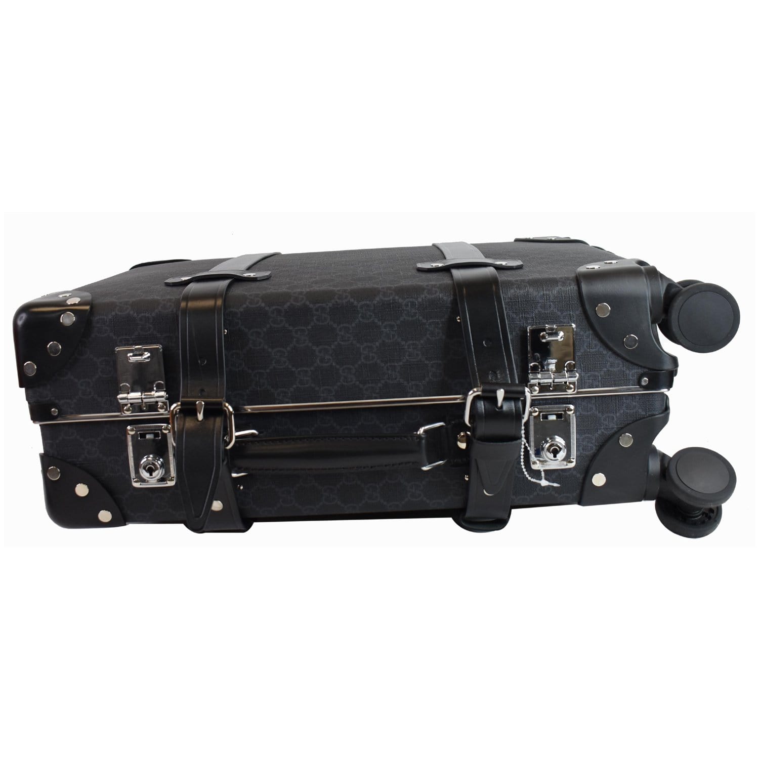 GUCCI Globe-Trotter GG Medium Rolling Suitcase Luggage Black 533620