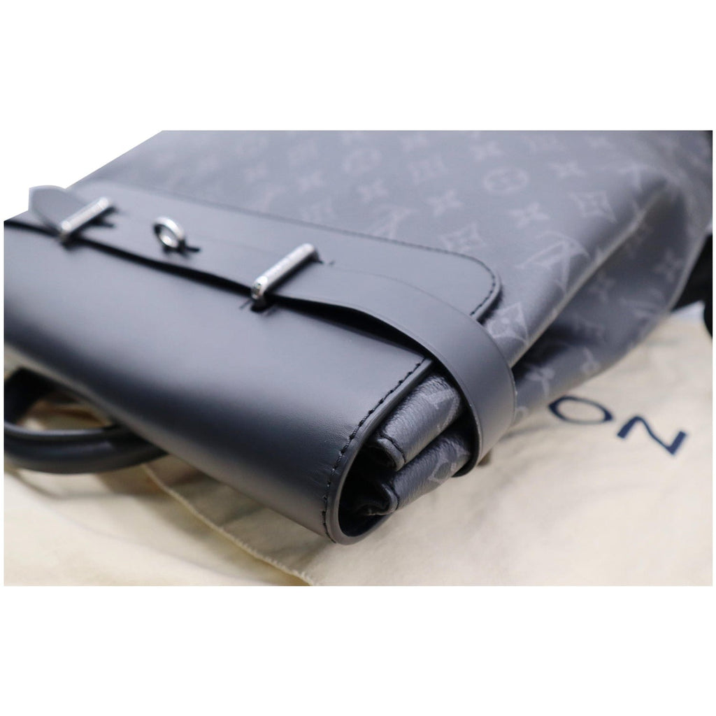 LOUIS VUITTON Steamer Monogram Eclipse Backpack Bag Black