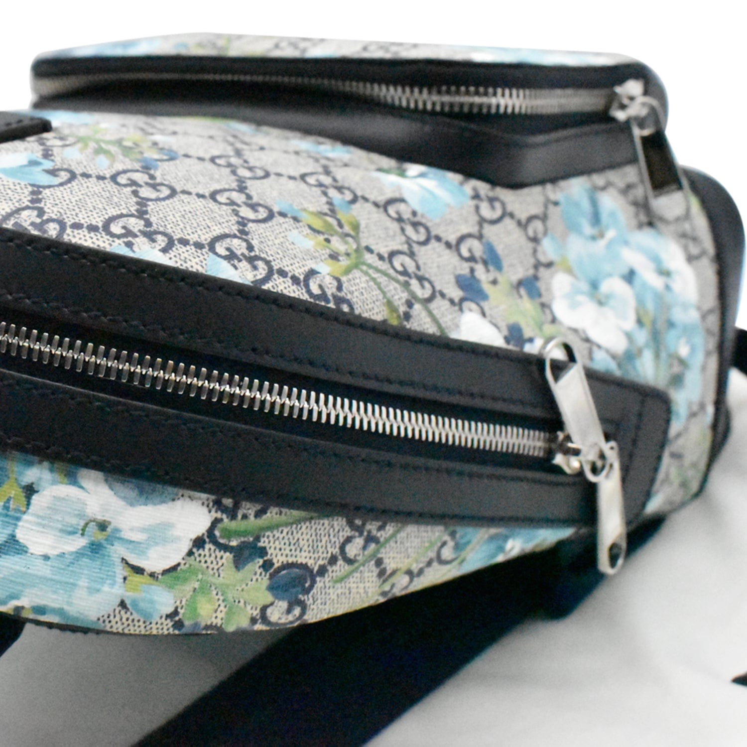 GUCCI Blooms GG Supreme Monogram Backpack Blue 546327