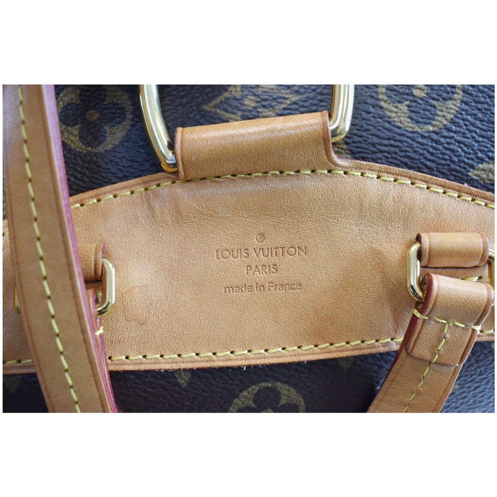 LOUIS VUITTON Montsouris NM Monogram Canvas Backpack Bag Brown