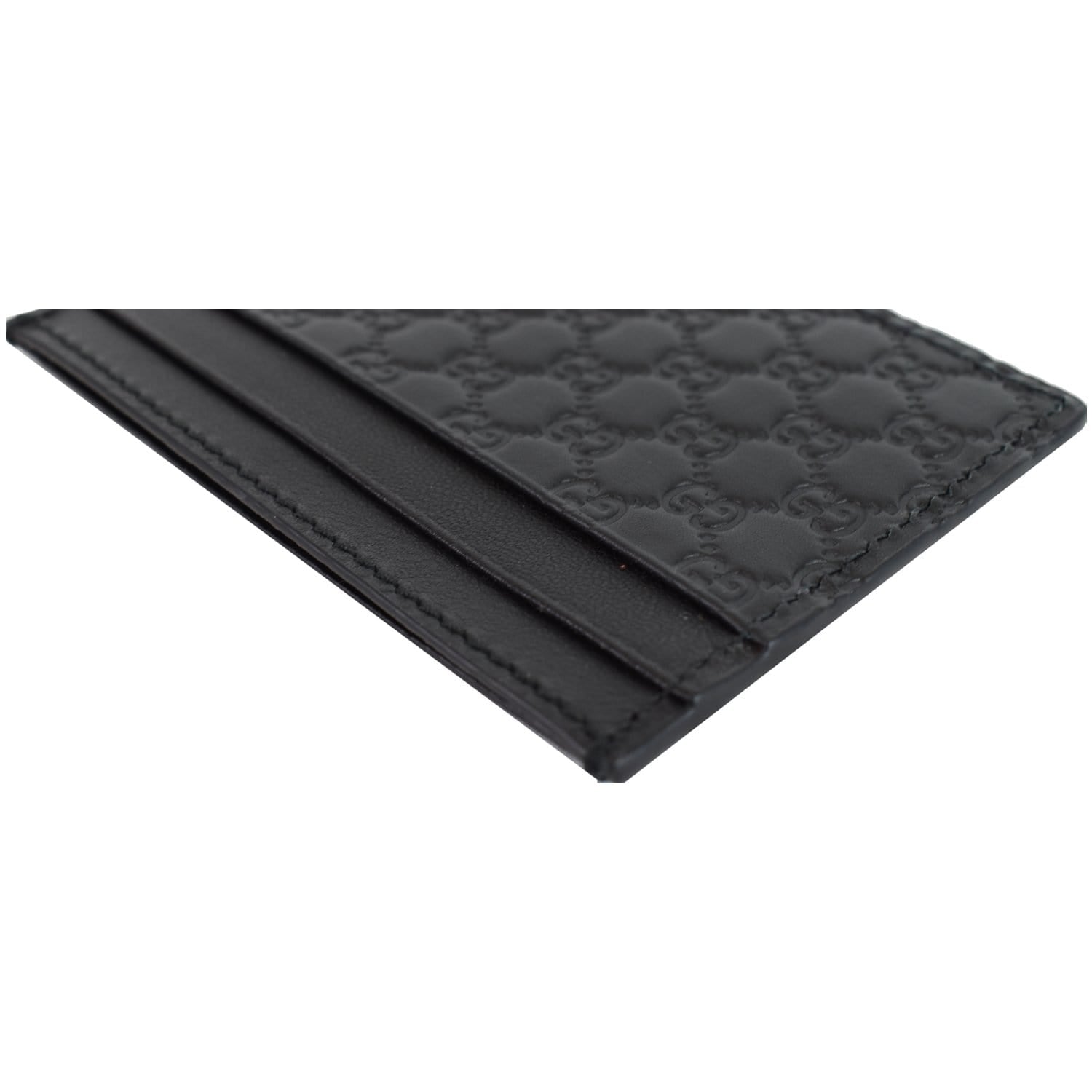 GUCCI Microguccissima  Case Black 476010
