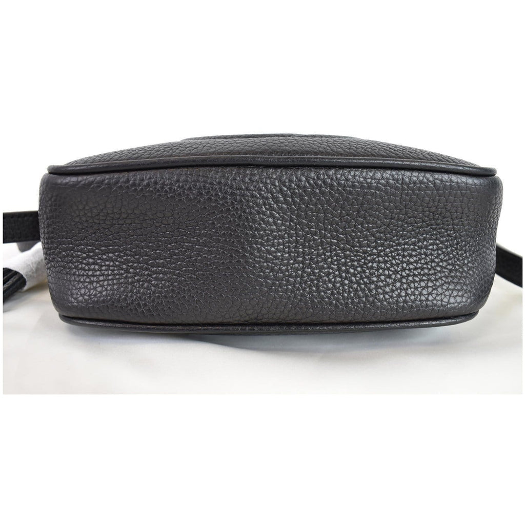 GUCCI  Soho Disco Small Leather Crossbody Bag Black 347994