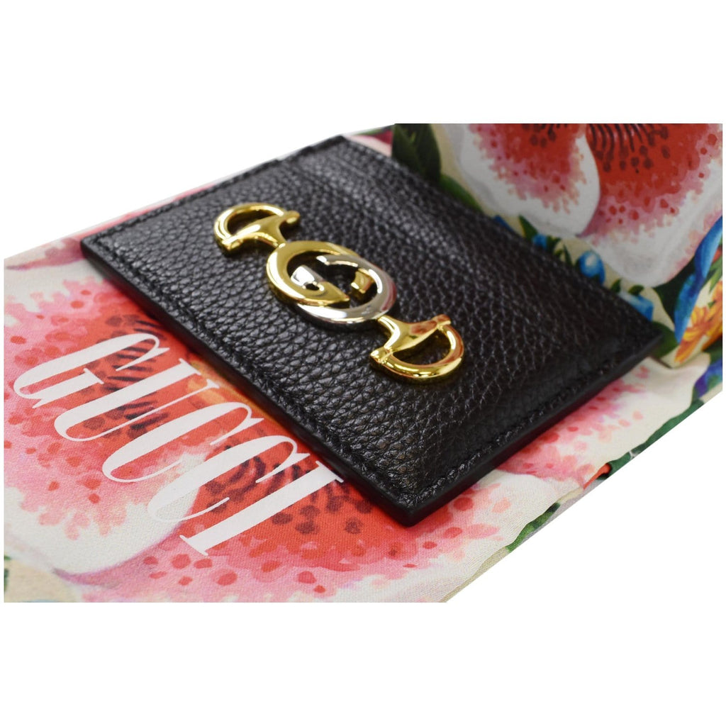 GUCCI Zumi Grainy Leather  Case Black 570679
