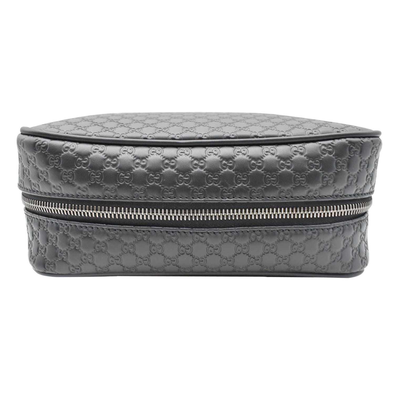 GUCCI GG Microguccissima Leather Toiletry Case Black 419775 - 10% OFF