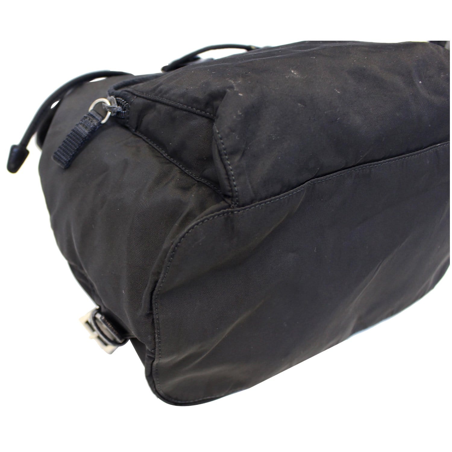 PRADA Nylon Backpack Bag Black