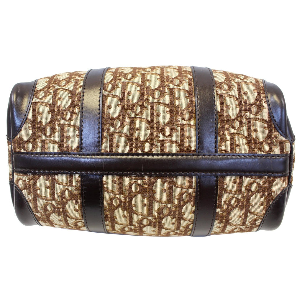 CHRISTIAN DIOR Monogram Logo Boston Duffle Bag